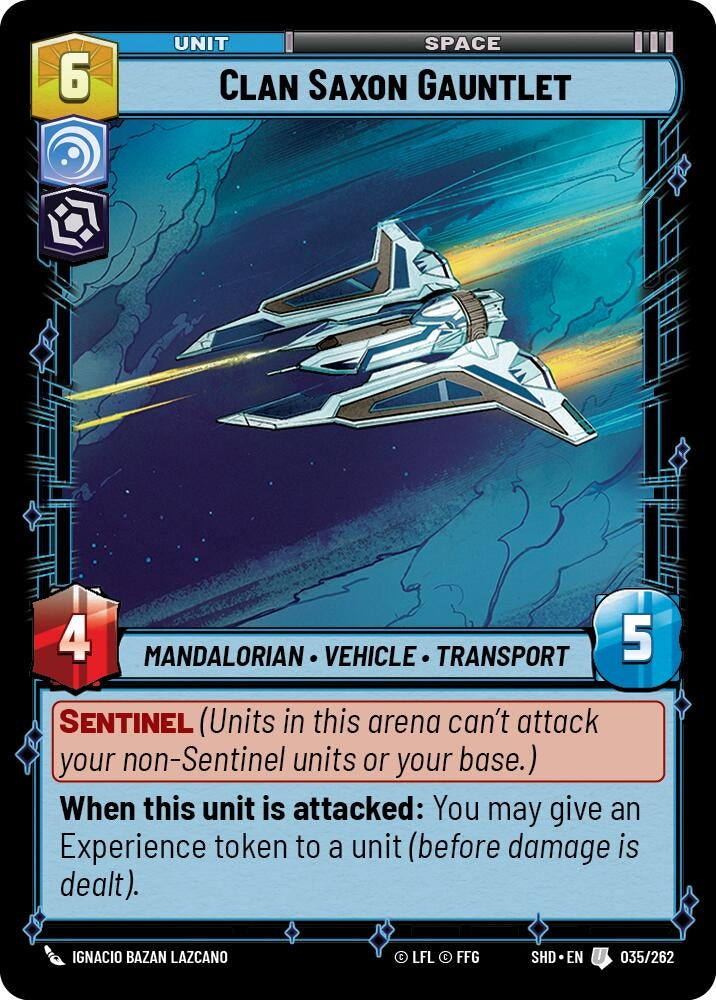 Image for Clan Saxon Gauntlet (Shadows of the Galaxy) (035/262) - Star Wars: Unlimited
