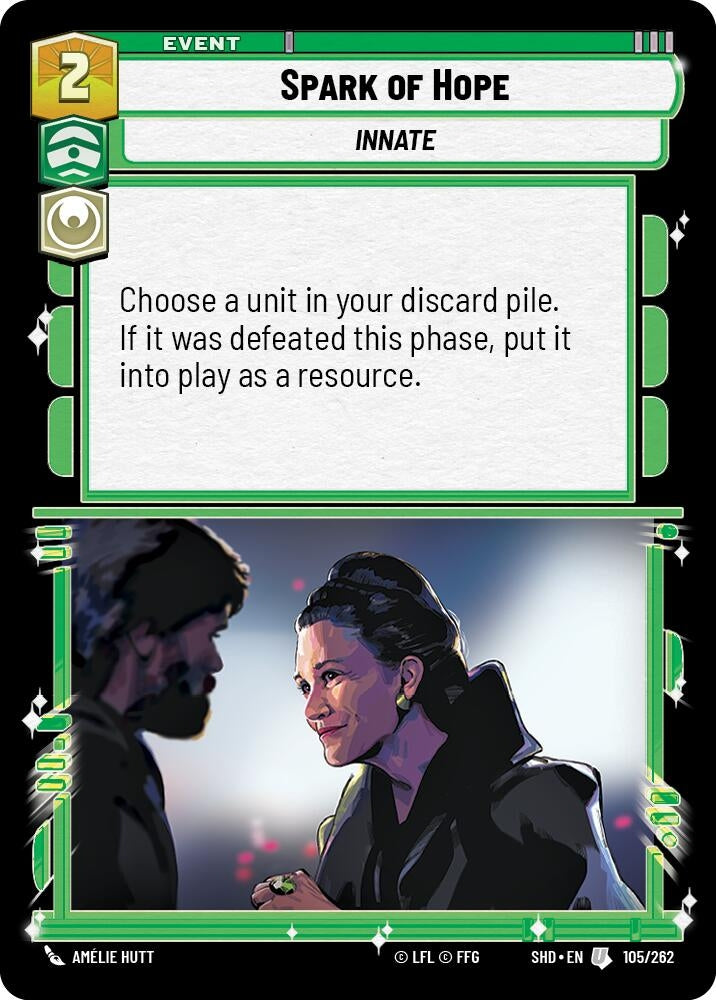 Image for Spark of Hope (Shadows of the Galaxy) (105/262) - Star Wars: Unlimited