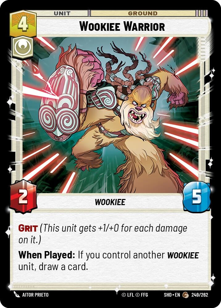 Image for Wookiee Warrior (Shadows of the Galaxy) (249/262) - Star Wars: Unlimited