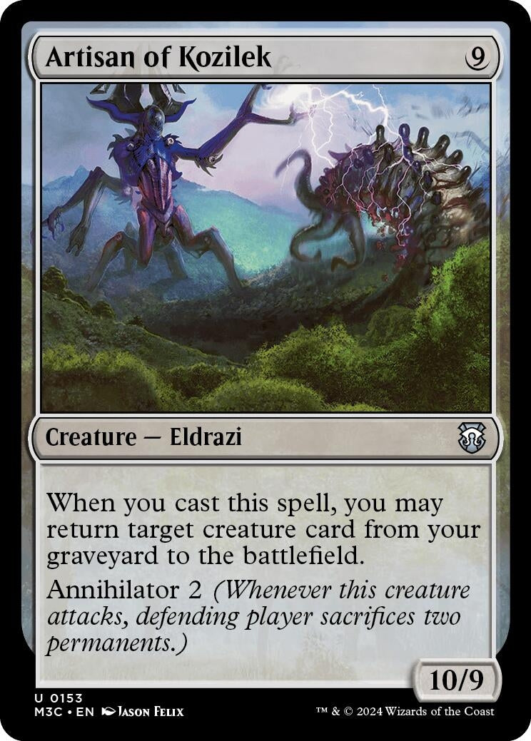 Image for Artisan of Kozilek (Ripple Foil) (Commander: Modern Horizons 3) (153) - Magic: The Gathering
