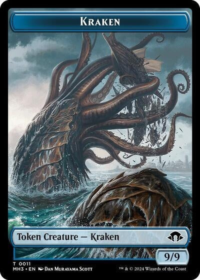 Image for Kraken Token (Modern Horizons 3) (11) - Magic: The Gathering