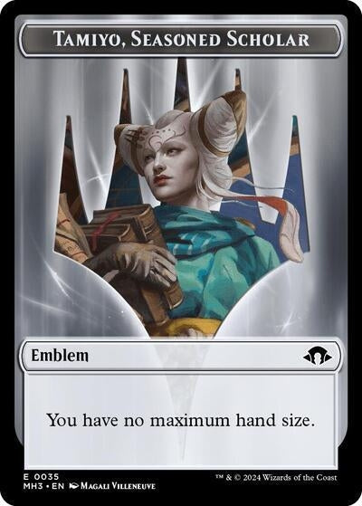 Image for Emblem - Tamiyo, Seasoned Scholar (Modern Horizons 3) (35) - Magic: The Gathering