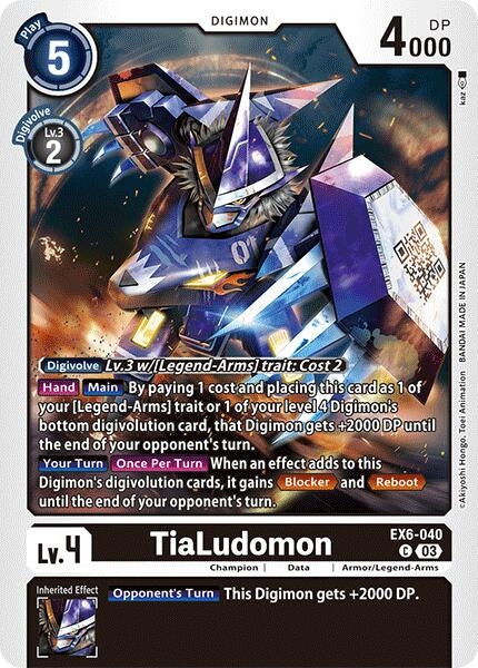 Image for TiaLudomon (EX6-040 C) [Infernal Ascension]