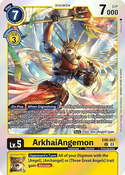 Image for ArkhaiAngemon (EX6-021 R) [Infernal Ascension]