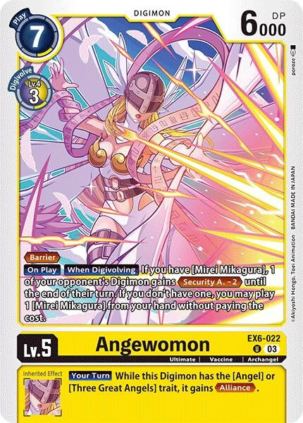 Image for Angewomon (EX6-022 U) [Infernal Ascension]