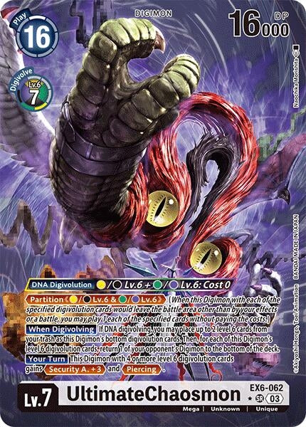 Image for UltimateChaosmon (Alternate Art) (EX6-062 SR) [Infernal Ascension]