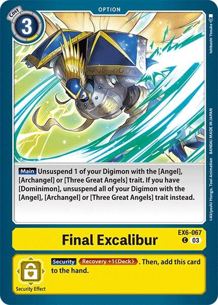 Image for Final Excalibur (EX6-067 C) [Infernal Ascension]