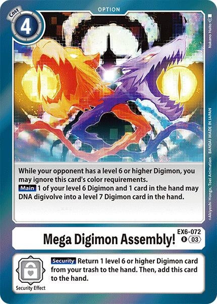 Image for Mega Digimon Assembly! (EX6-072 R) [Infernal Ascension]