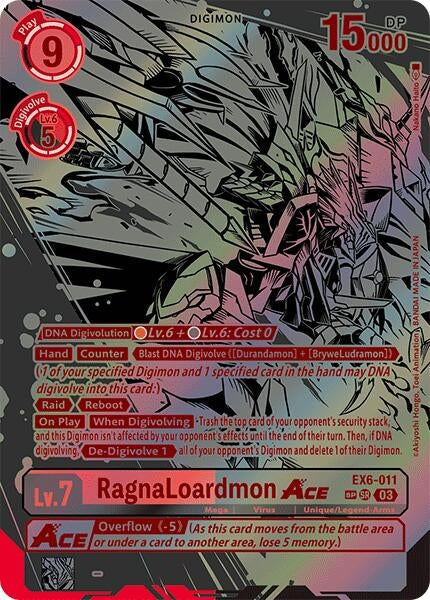 Image for RagnaLoardmon ACE (Textured) (EX6-011 SR) [Infernal Ascension]