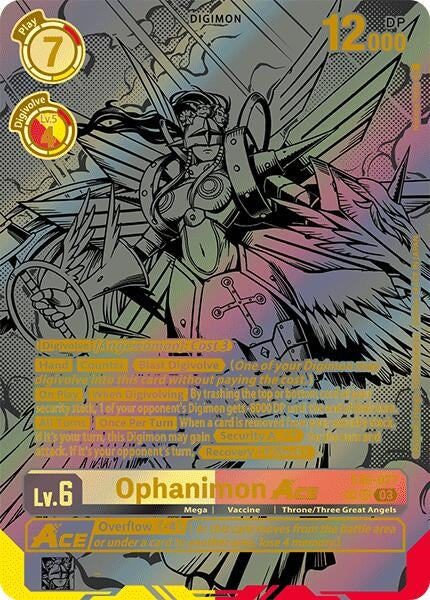 Image for Ophanimon ACE (Textured) (EX6-027 SR) [Infernal Ascension]