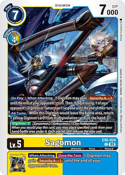 Image for Sagomon (EX6-024 C) [Infernal Ascension]