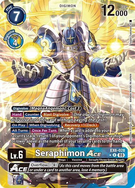 Image for Seraphimon ACE (Alternate Art) (EX6-028 R) [Infernal Ascension]