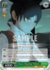 Image for Oscar: Buying Tickets (RWBY Premium Booster) (RWBY/WXE01-21 N) - Weiss Schwarz