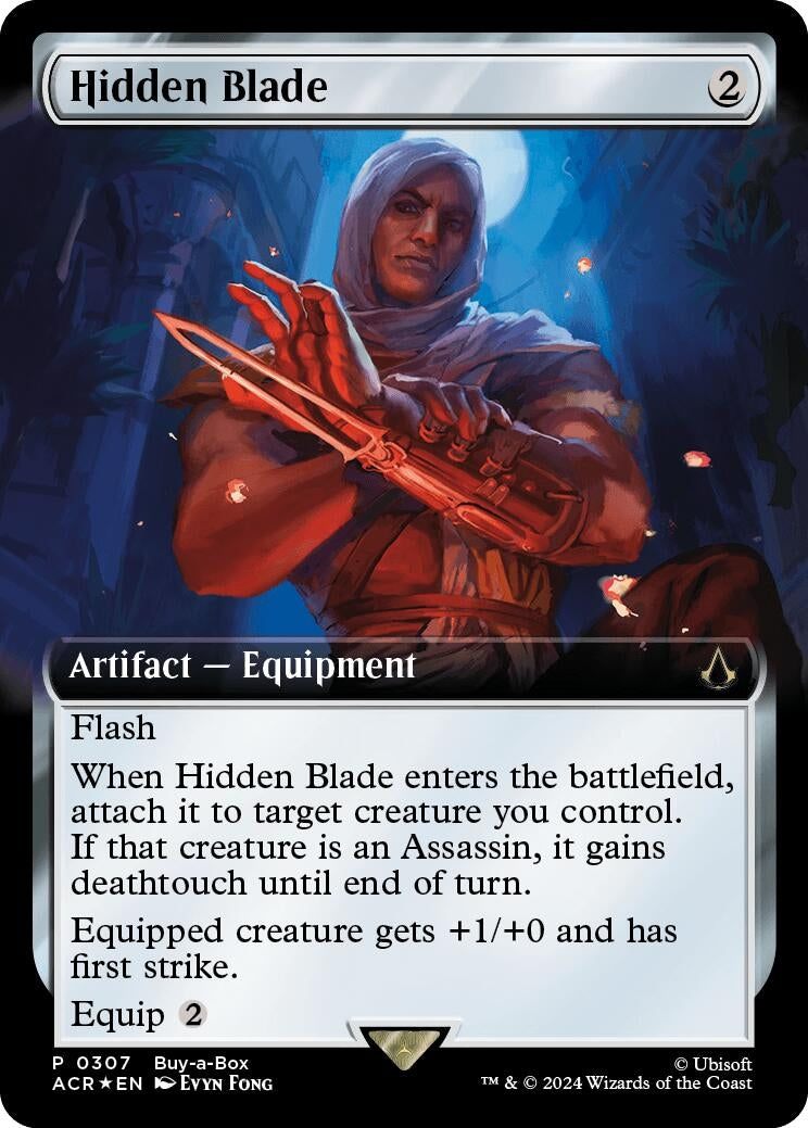 Image for Hidden Blade (Extended Art) (Buy-A-Box Promos) (307) - Magic: The Gathering