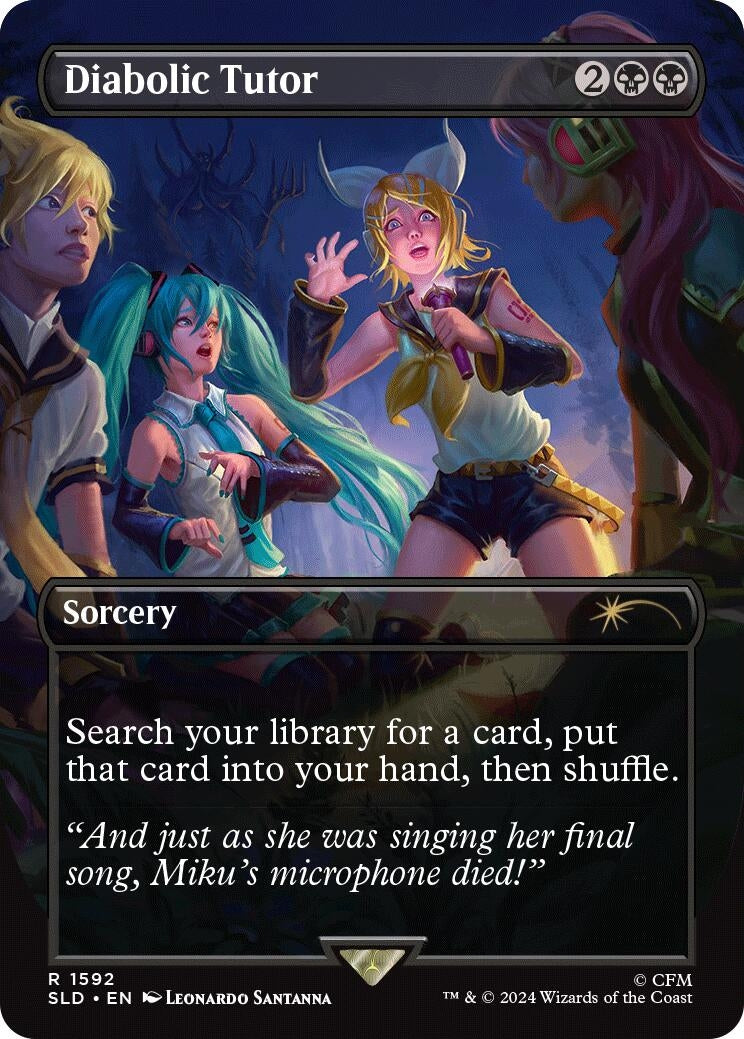 Image for Diabolic Tutor (1592) (Secret Lair Drop Series) (1592) - Magic: The Gathering