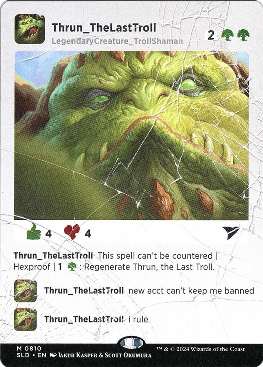 Image for Thrun, the Last Troll (Secret Lair Drop Series) (810) - Magic: The Gathering