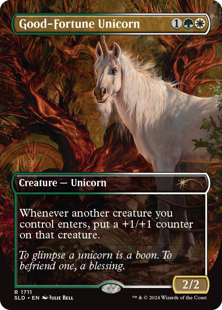 Image for Good-Fortune Unicorn (Secret Lair Drop Series) (1711) - Magic: The Gathering