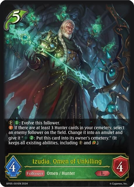 Image for Izudia, Omen of Unkilling (BP05: Omens Eternal) (BP05-001EN) - Shadowverse: Evolve