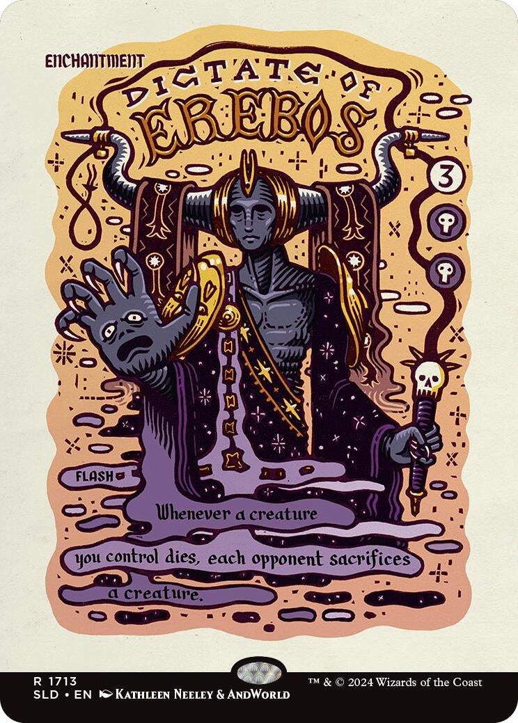 Image for Dictate of Erebos (Secret Lair Drop Series) (1713) - Magic: The Gathering