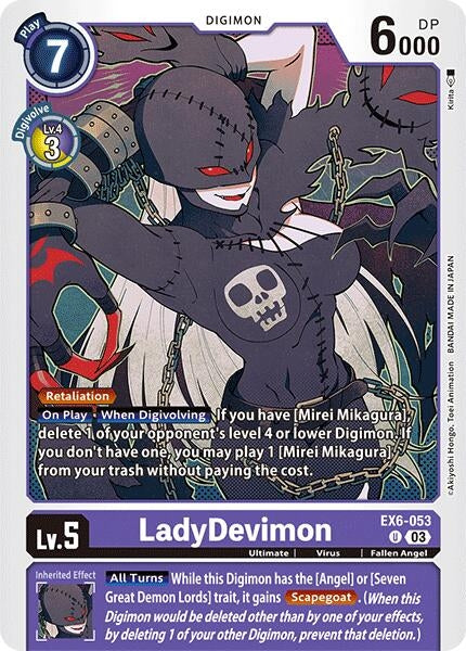 Image for LadyDevimon (Ex6-053 U) [Infernal Ascension]