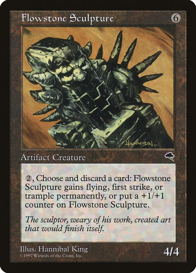 Image for Flowstone Sculpture (Tempest) (288) - Magic: The Gathering