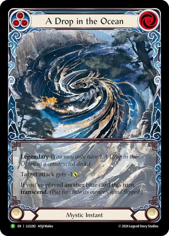 Image for A Drop in the Ocean // Inner Chi - LGS282 (Flesh and Blood: Promo Cards) (LGS282) - Flesh and Blood TCG