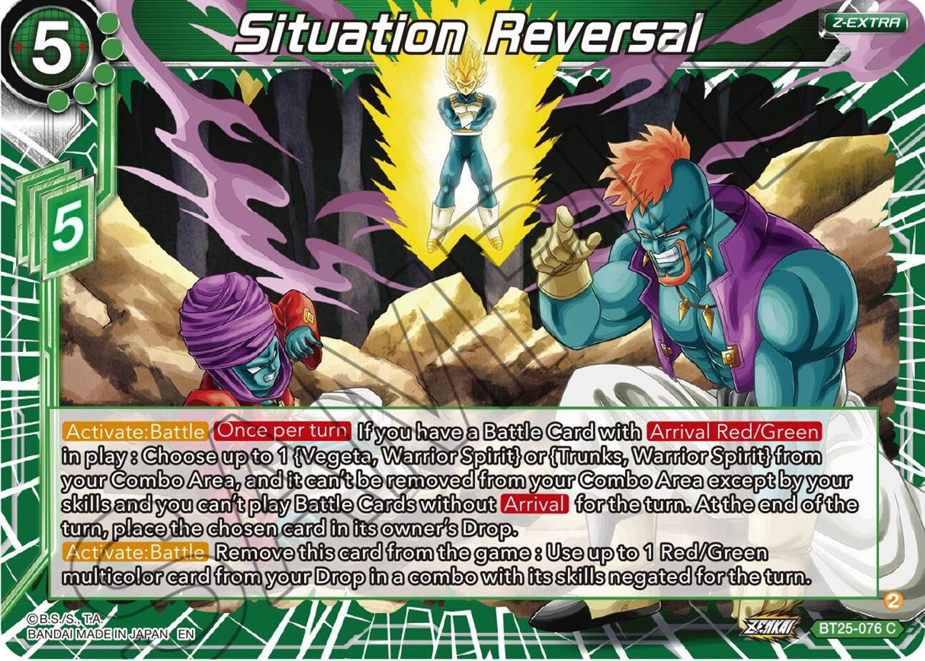 Image for Situation Reversal (Legend of the Dragon Balls) (BT25-076) - Dragon Ball Super: Masters
