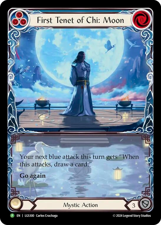 Image for First Tenet of Chi: Moon - LGS300 (Flesh and Blood: Promo Cards) (LGS300) - Flesh and Blood TCG