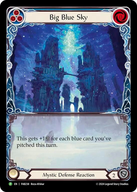 Image for Big Blue Sky - FAB238 (Flesh and Blood: Promo Cards) (FAB238) - Flesh and Blood TCG