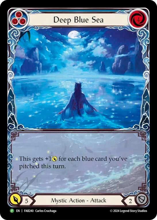 Image for Deep Blue Sea - FAB240 (Flesh and Blood: Promo Cards) (FAB240) - Flesh and Blood TCG