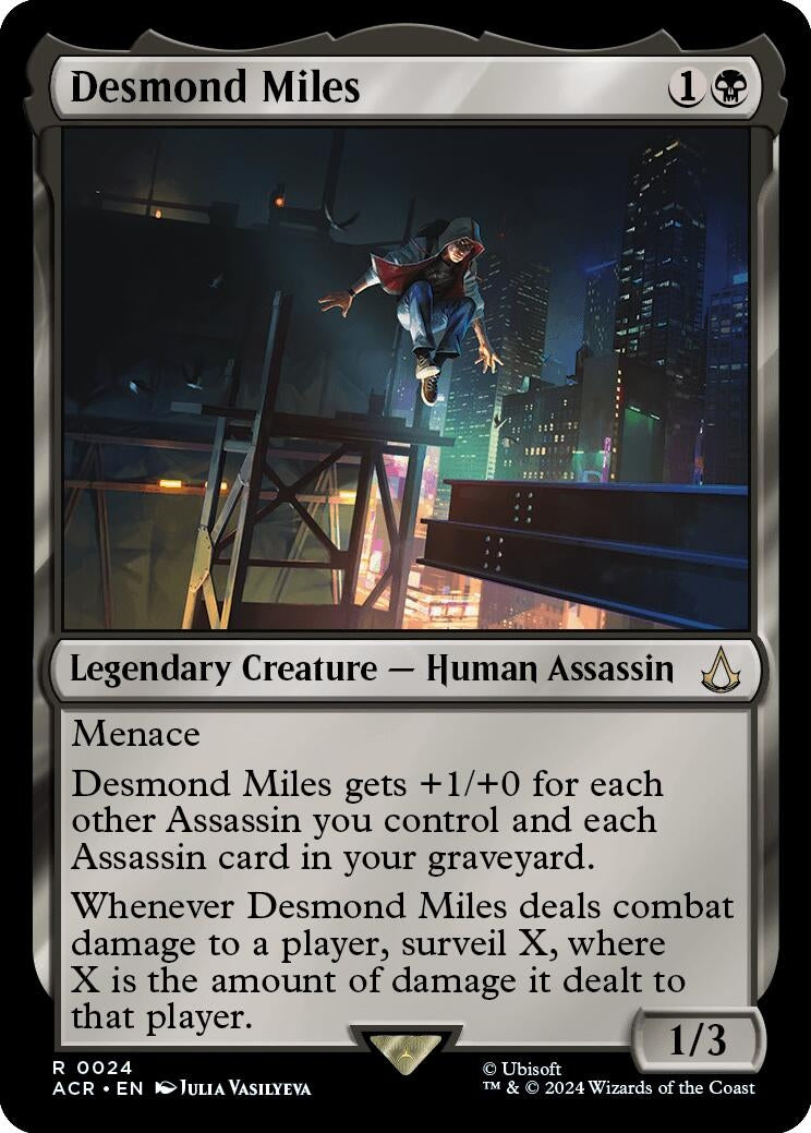 Image for Desmond Miles (Universes Beyond: Assassin's Creed) (24) - Magic: The Gathering