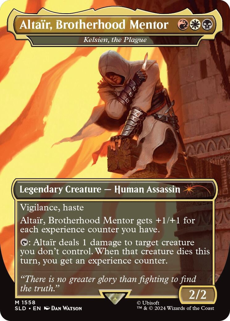 Image for Altair, Brotherhood Mentor - Kelsien, the Plague (Secret Lair Drop Series) (1558) - Magic: The Gathering