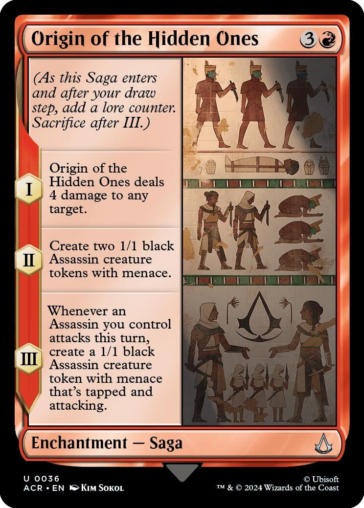 Image for Origin of the Hidden Ones (Universes Beyond: Assassin's Creed) (36) - Magic: The Gathering