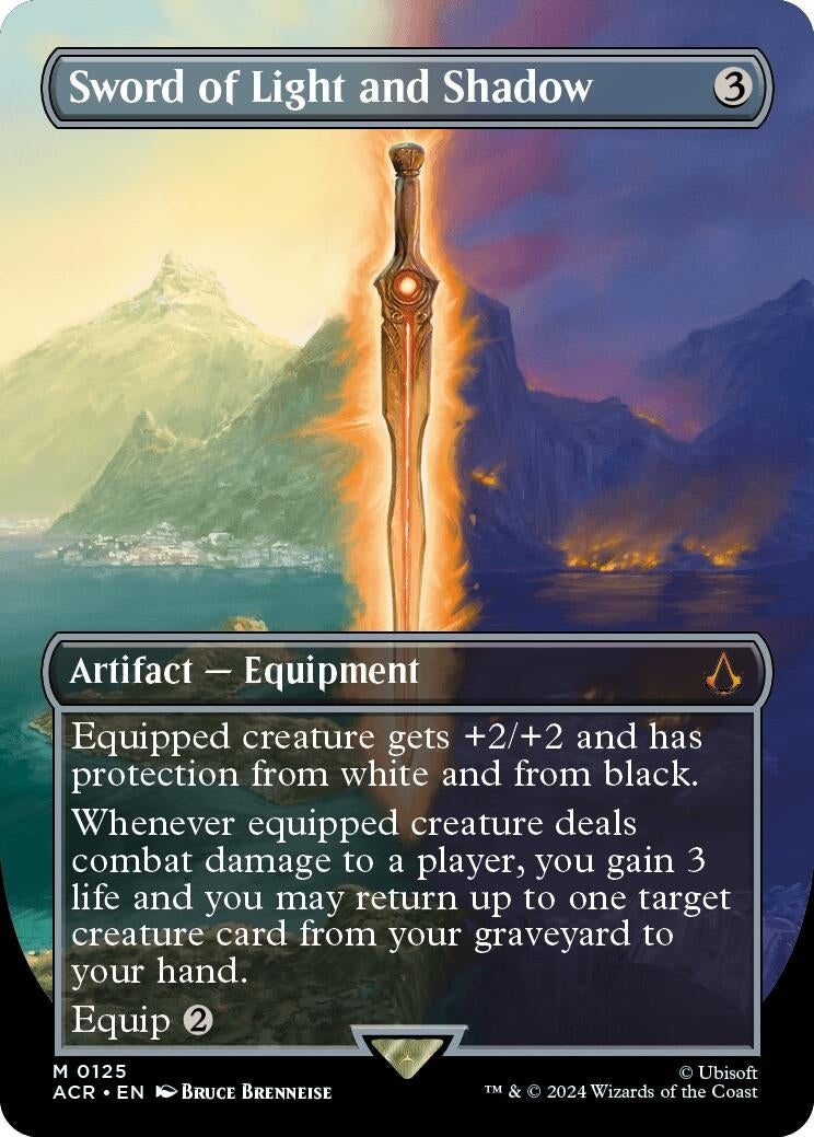 Image for Sword of Light and Shadow (Borderless) (Universes Beyond: Assassin's Creed) (125) - Magic: The Gathering