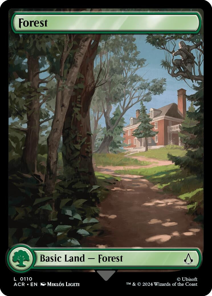 Image for Forest (0110) (Universes Beyond: Assassin's Creed) (110) - Magic: The Gathering