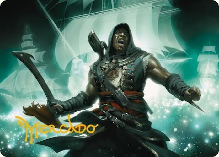 Image for Adewale, Breaker of Chains Art Card (Gold-Stamped Signature) (Art Series: Universes Beyond: Assassin's Creed) (14) - Magic: The Gathering