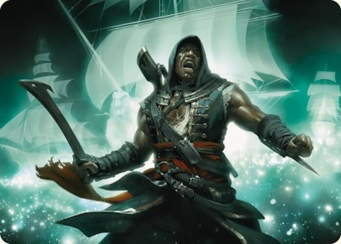 Image for Adewale, Breaker of Chains Art Card (Art Series: Universes Beyond: Assassin's Creed) (14) - Magic: The Gathering