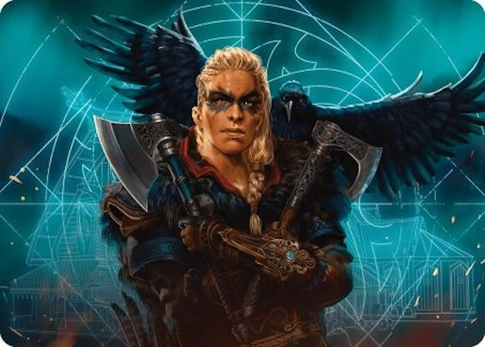 Image for Eivor, Wolf-Kissed Art Card (Art Series: Universes Beyond: Assassin's Creed) (17) - Magic: The Gathering