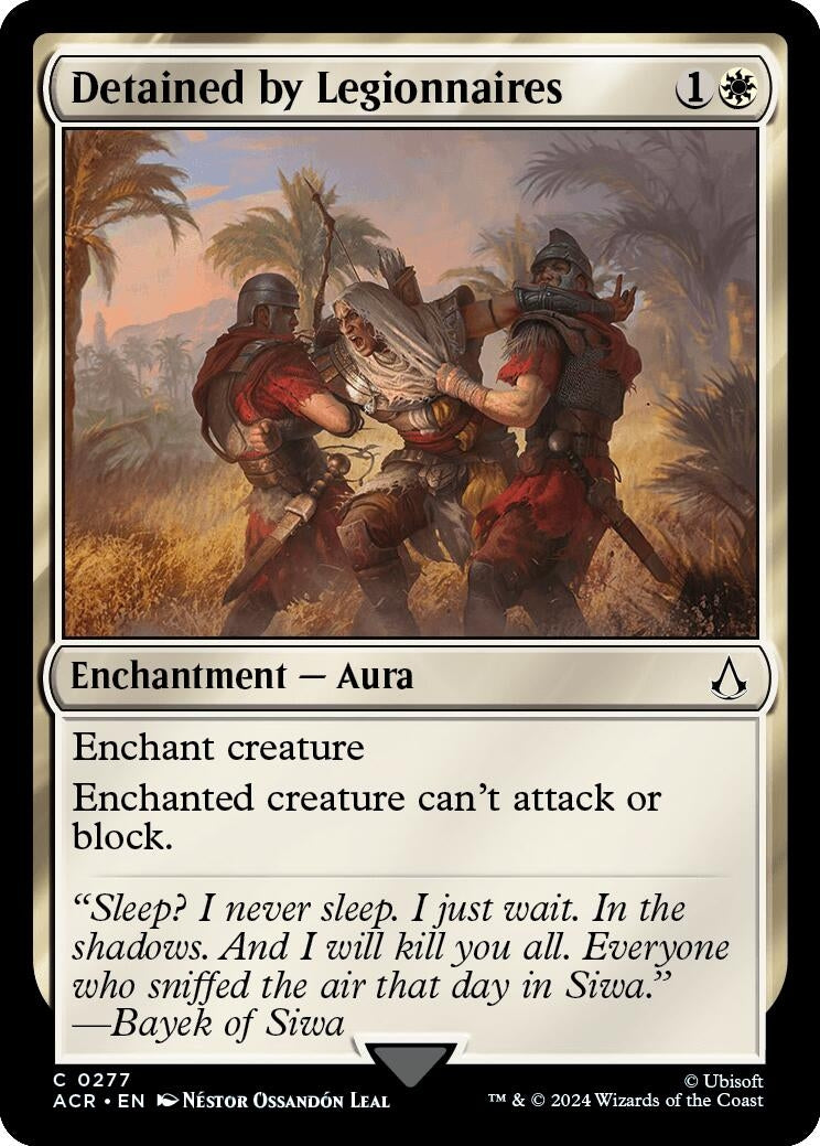 Image for Detained by Legionnaires (Universes Beyond: Assassin's Creed) (277) - Magic: The Gathering