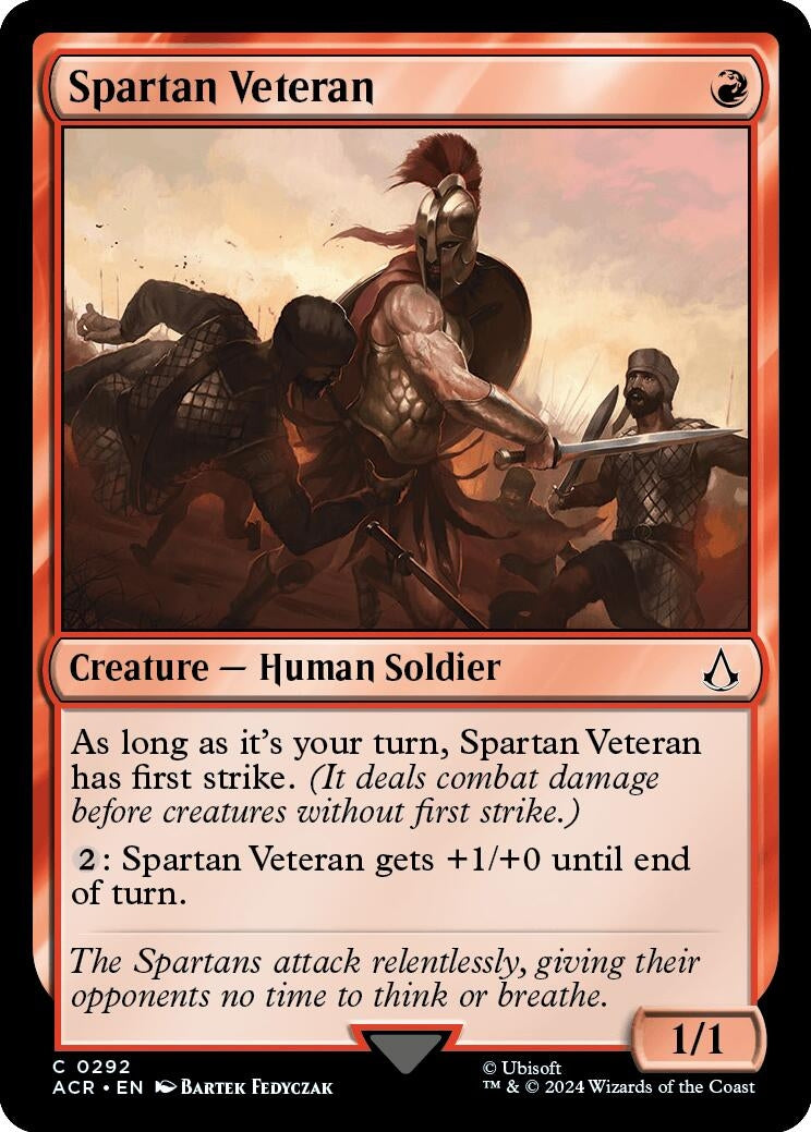 Image for Spartan Veteran (Universes Beyond: Assassin's Creed) (292) - Magic: The Gathering