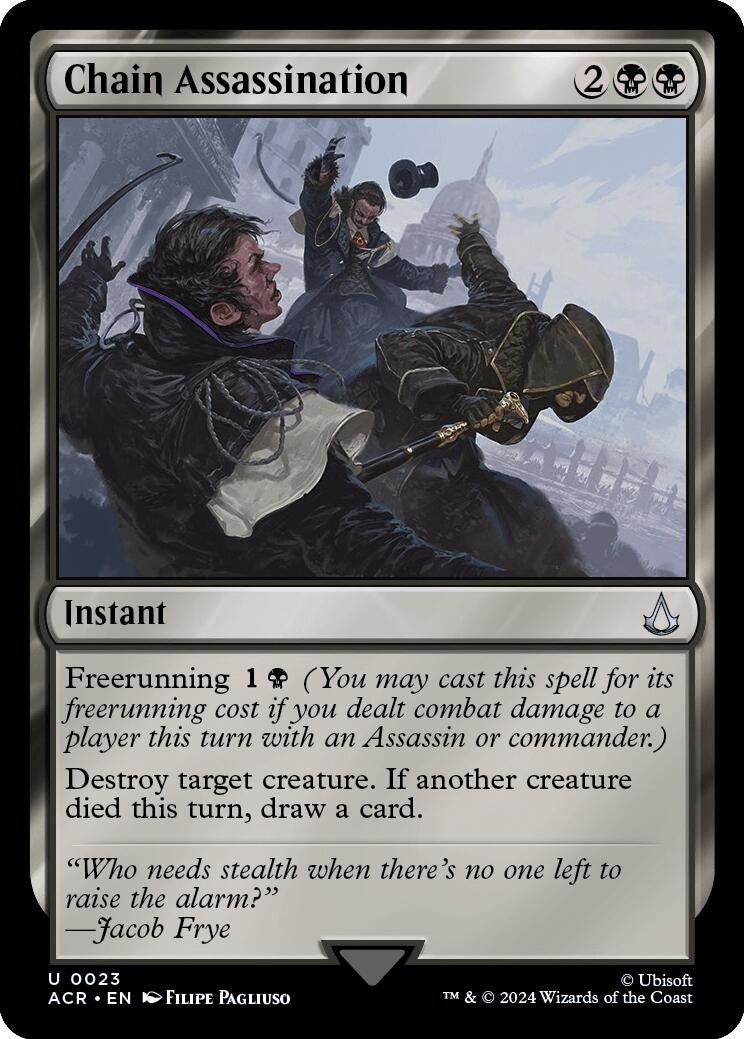 Image for Chain Assassination (Universes Beyond: Assassin's Creed) (23) - Magic: The Gathering