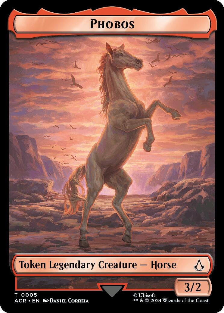 Image for Phobos Token (Universes Beyond: Assassin's Creed) (5) - Magic: The Gathering