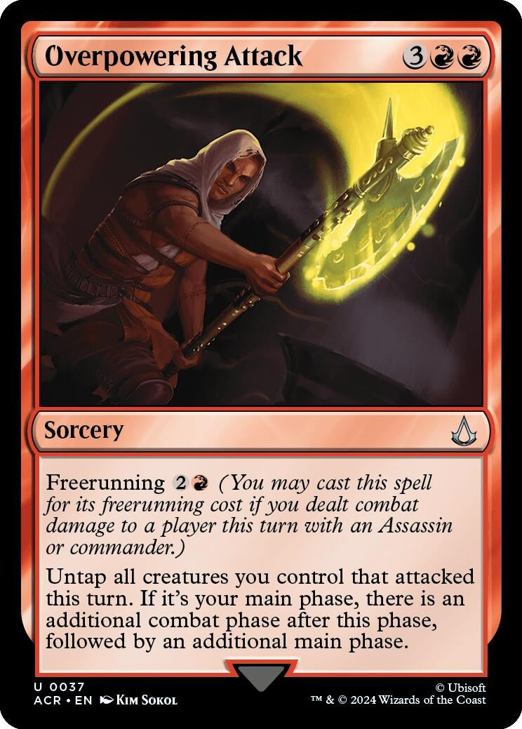 Image for Overpowering Attack (Universes Beyond: Assassin's Creed) (37) - Magic: The Gathering