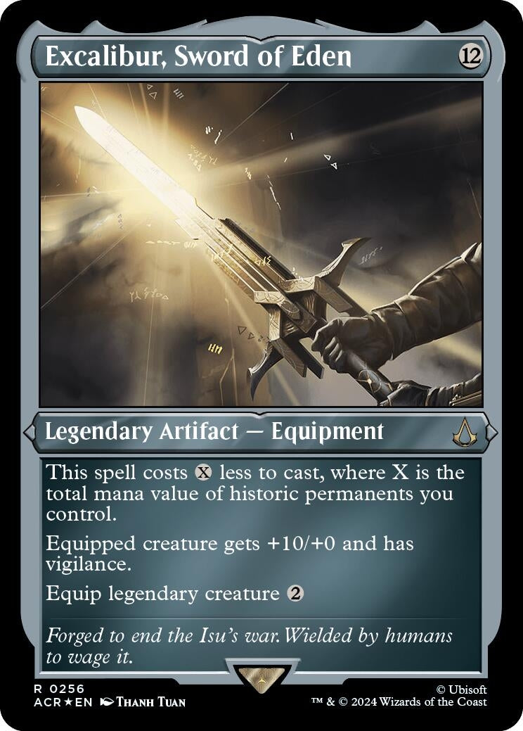 Image for Excalibur, Sword of Eden (Foil Etched) (Universes Beyond: Assassin's Creed) (256) - Magic: The Gathering