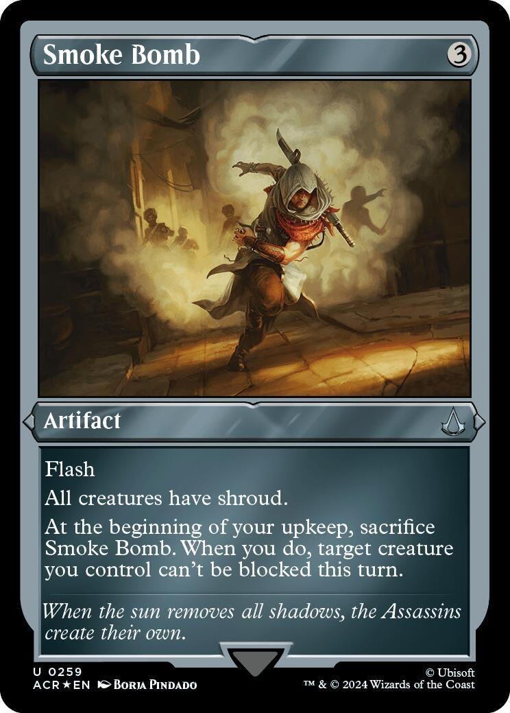 Image for Smoke Bomb (Foil Etched) (Universes Beyond: Assassin's Creed) (259) - Magic: The Gathering