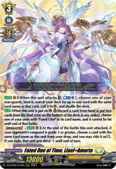Image for Fated One of Time, Liael=Amorta (DZ-BT02: Illusionless Strife) (DZ-BT02/010EN) - Cardfight Vanguard