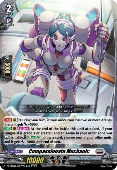 Image for Compassionate Mechanic (DZ-BT02: Illusionless Strife) (DZ-BT02/027EN) - Cardfight Vanguard
