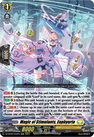 Image for Magic of Stimulants, Euphyuria (DZ-BT02: Illusionless Strife) (DZ-BT02/033EN) - Cardfight Vanguard