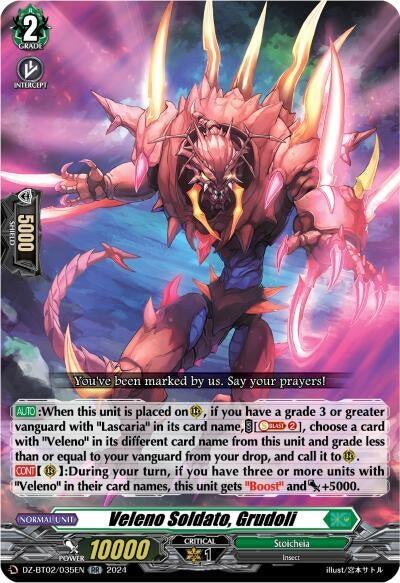 Image for Veleno Soldato, Grudoli (DZ-BT02: Illusionless Strife) (DZ-BT02/035EN) - Cardfight Vanguard
