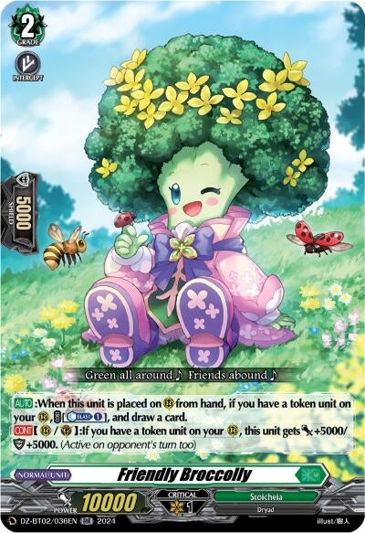 Image for Friendly Broccolly (DZ-BT02: Illusionless Strife) (DZ-BT02/036EN) - Cardfight Vanguard